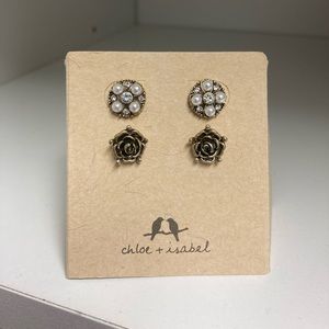 Chloe + Isabel Duo stud earrings